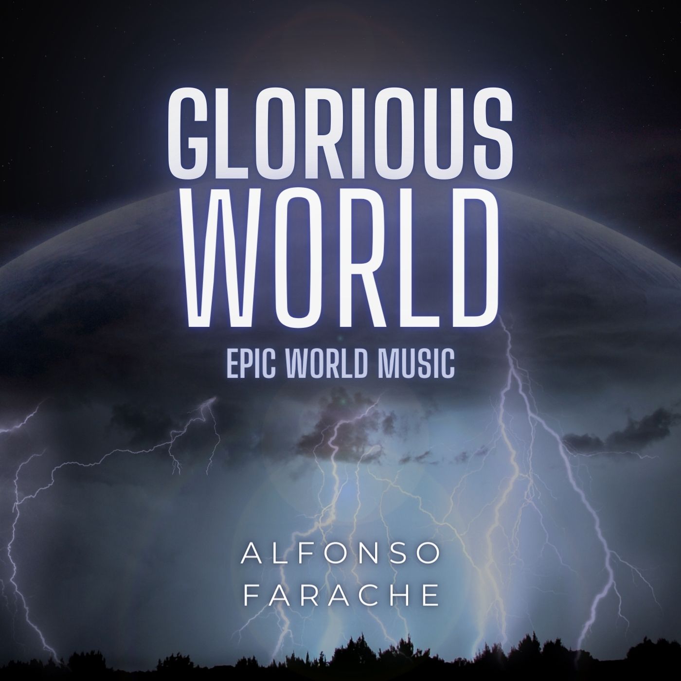 GLORIOUS WORLD album cover, by Alfonso Farache